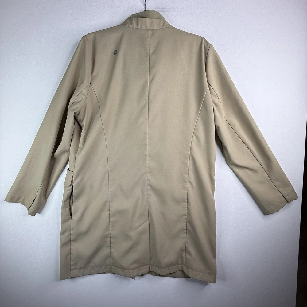 Figs Lab Coat Khaki Women's Figpro XL Scrubs